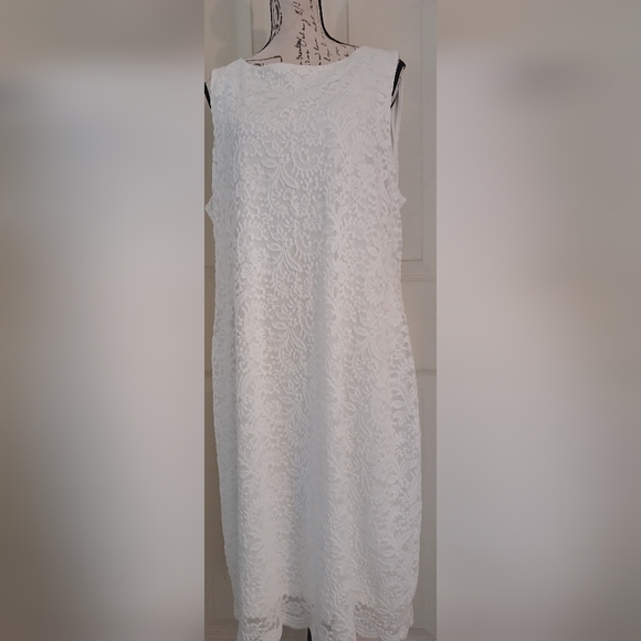 Charter Club Dresses & Skirts - 5/$25 Charter Club White Lace Dress